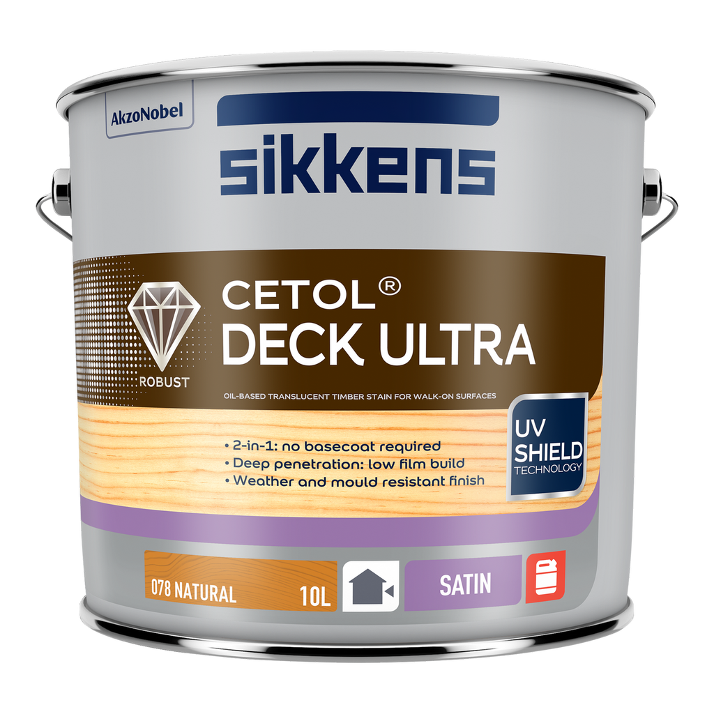 Sikkens Cetol Deck Ultra Satin - Natural Range