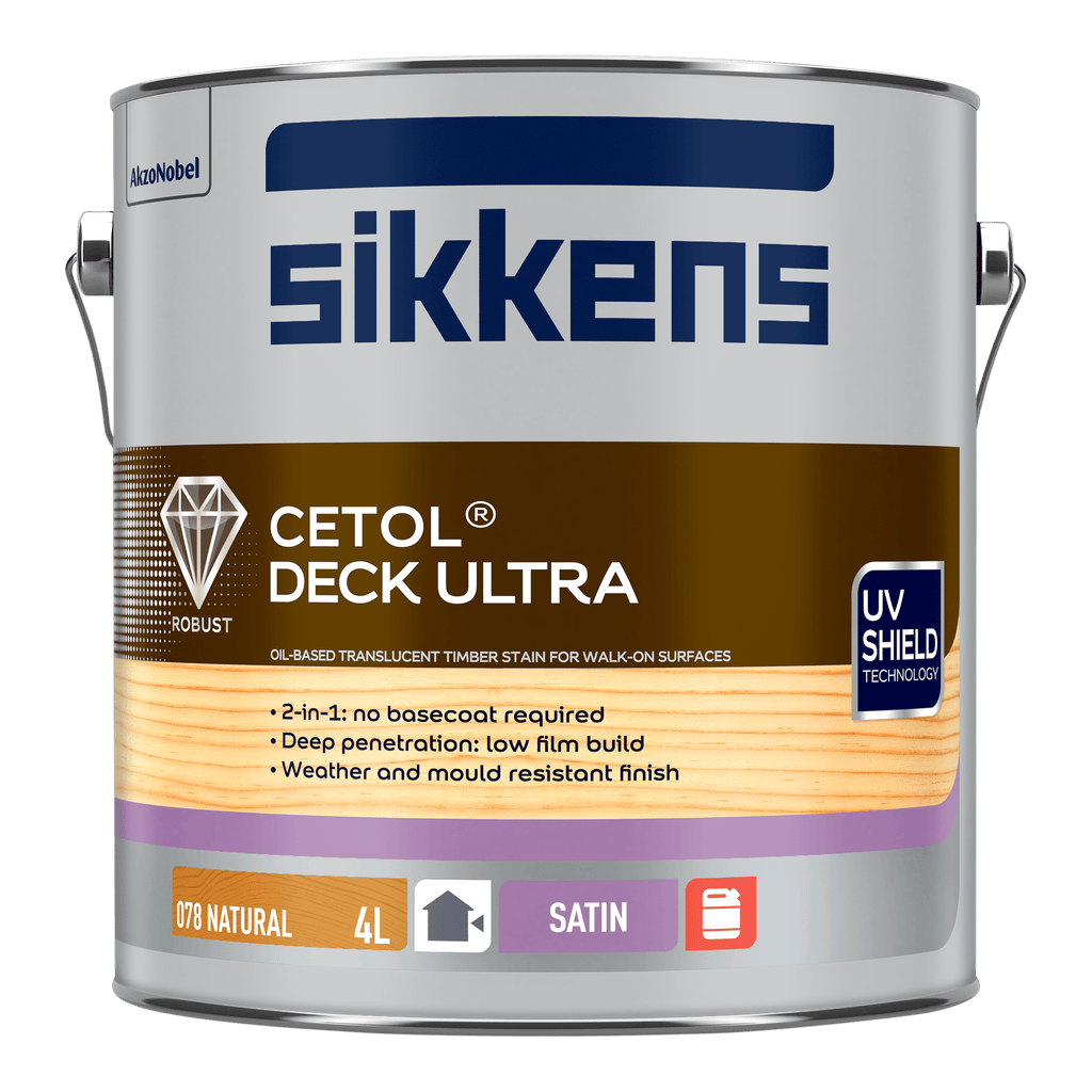 Sikkens Cetol Deck Ultra Satin - Natural Range