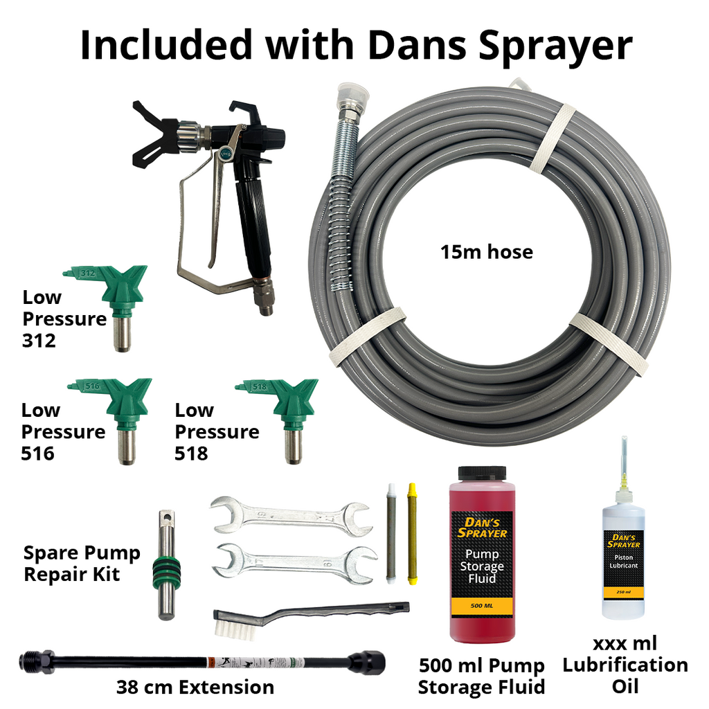 Dan's Sprayer & Paint DIY Kit for a 5-Bedroom House (150 m²)