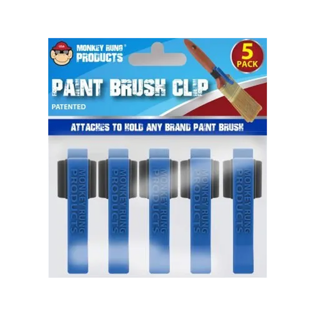 Monkey Rung Paint Brush Clip 5pk